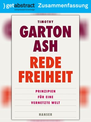 cover image of Redefreiheit (Zusammenfassung)